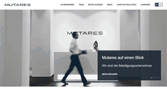 Desktop Screenshot of mutares.de